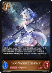 Filene, Whitefrost Dragonewt - SDD04: Showdown Deck: Dragoncraft - Shadowverse: Evolve card