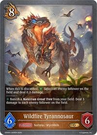 Wildfire Tyrannosaur - SDD04: Showdown Deck: Dragoncraft - Shadowverse: Evolve card