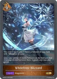 Whitefrost Blizzard - SDD04: Showdown Deck: Dragoncraft - Shadowverse: Evolve card