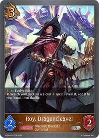 Roy, Dragoncleaver - SDD04: Showdown Deck: Dragoncraft - Shadowverse: Evolve card