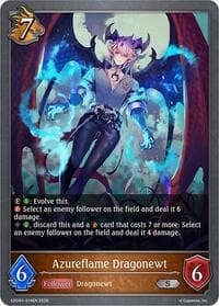 Azureflame Dragonewt - SDD04: Showdown Deck: Dragoncraft - Shadowverse: Evolve card
