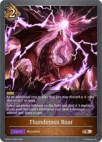 Thunderous Roar - SDD04: Showdown Deck: Dragoncraft - Shadowverse: Evolve card