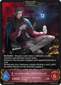 Iceschillendrig, Gilded Autocrat (Evolved) - SDD05: Showdown Deck: Abysscraft - Shadowverse: Evolve card