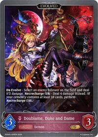 Doublame, Duke and Dame (Evolved) - SDD05: Showdown Deck: Abysscraft - Shadowverse: Evolve card
