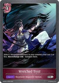 Wretched Tryst - SDD05: Showdown Deck: Abysscraft - Shadowverse: Evolve card