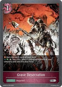 Grave Desecration - SDD05: Showdown Deck: Abysscraft - Shadowverse: Evolve card