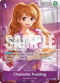 Charlotte Pudding (Regionals Finalist Card Set 26-27) - One Piece Promotion Cards - One Piece Card Game card