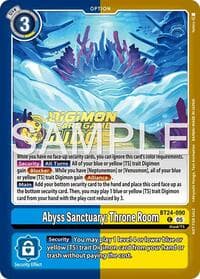 Abyss Sanctuary: Throne Room (Judge Pack 9) - Time Stranger - Digimon Card Game card