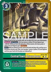 Central Town: Throne Room (Judge Pack 9) - Time Stranger - Digimon Card Game card