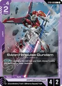 Sword Impulse Gundam - Starter Deck 09: Destiny Ignition - Gundam Card Game card