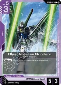 Blast Impulse Gundam - Starter Deck 09: Destiny Ignition - Gundam Card Game card