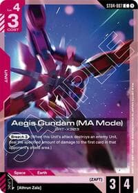 Aegis Gundam (MA Mode) - Starter Deck 09: Destiny Ignition - Gundam Card Game card