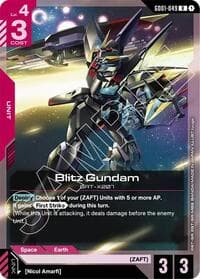 Blitz Gundam - Starter Deck 09: Destiny Ignition - Gundam Card Game card