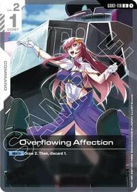 Overflowing Affection - Starter Deck 09: Destiny Ignition - Gundam Card Game card