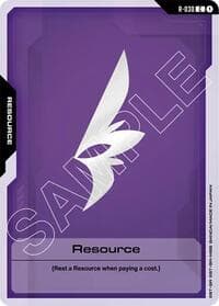 Resource (R-030) - Starter Deck 09: Destiny Ignition - Gundam Card Game card