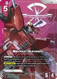 Saviour Gundam (LR+) - Starter Deck 09: Destiny Ignition - Gundam Card Game card
