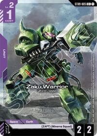 Zaku Warrior (C+) - Starter Deck 09: Destiny Ignition - Gundam Card Game card