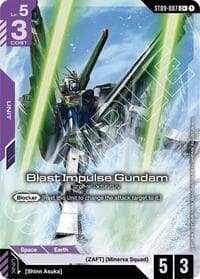 Blast Impulse Gundam (C+) - Starter Deck 09: Destiny Ignition - Gundam Card Game card