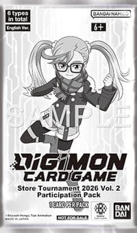 Store Tournament 2026 Vol. 2 Participation Pack - Digimon Promotion Cards - Digimon Card Game card