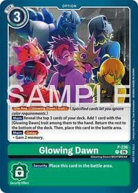 Glowing Dawn (Store Tournament 2026 Vol. 2 Participation Pack) - Digimon Promotion Cards - Digimon Card Game card