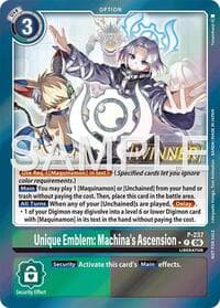 Unique Emblem: Machina's Ascension (Store Tournament 2026 Vol. 2 Winner Pack) - Digimon Promotion Cards - Digimon Card Game card