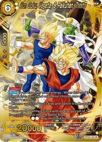 Son Goku, Vegeta, & Paikuhan, Trinity - Three Glorious Fighters - Dragon Ball Super: Masters card
