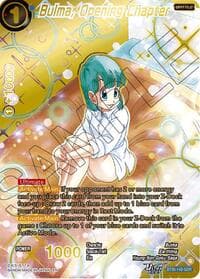 Bulma, Opening Chapter (GDR) - Three Glorious Fighters - Dragon Ball Super: Masters card