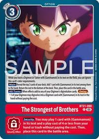 The Strongest of Brothers (Reprint) - Advanced Booster Digimon Generation - Digimon Card Game card