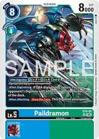 Paildramon - ST9-05 (Reprint) - Advanced Booster Digimon Generation - Digimon Card Game card