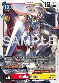Gallantmon - P-186 (Reprint) - Advanced Booster Digimon Generation - Digimon Card Game card