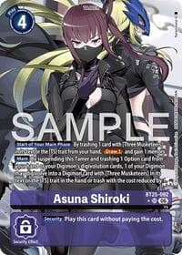 Asuna Shiroki (Alternate Art) - Dual Revolution - Digimon Card Game card