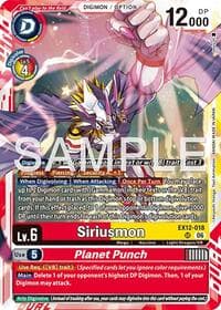 Siriusmon // Planet Punch - Digital World Shambala - Digimon Card Game card