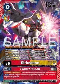 Siriusmon // Planet Punch (Alternate Art) - Digital World Shambala - Digimon Card Game card