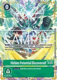 Hidden Potential Discovered! - BT3-103 (Alternate Art) - Dual Revolution - Digimon Card Game card