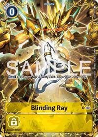 Blinding Ray - BT4-104 (Alternate Art) - Dual Revolution - Digimon Card Game card