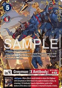 Greymon (X Antibody) - BT11-064 (Alternate Art) - Dual Revolution - Digimon Card Game card