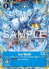 Ice Wall! - EX1-068 (Alternate Art) - Dual Revolution - Digimon Card Game card