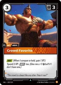Crowd Favorite - Unleashed - Riftbound: League of Legends Trading Card Game card