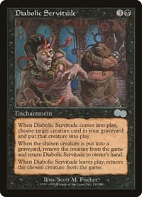 Diabolic Servitude - Urza's Saga - Magic: The Gathering card