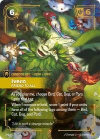 Ivern, Friend to All - Unleashed - Riftbound: League of Legends Trading Card Game card
