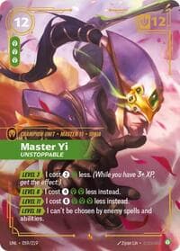 Master Yi, Unstoppable - Unleashed - Riftbound: League of Legends Trading Card Game card