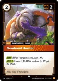 Gemhand Hunter - Unleashed - Riftbound: League of Legends Trading Card Game card