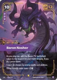 Baron Nashor (Alternate Art) - Unleashed - Riftbound: League of Legends Trading Card Game card