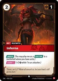 Inferna - Unleashed - Riftbound: League of Legends Trading Card Game card