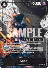 Sabo (Winner Pack 2026 Vol. 2) - One Piece Promotion Cards - One Piece Card Game card