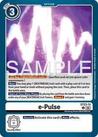 e-Pulse - Starter Deck 23: Beatbreak - Digimon Card Game card