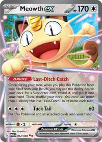 Meowth ex - ME03: Perfect Order - Pokemon card