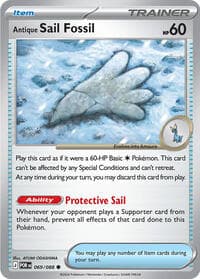Antique Sail Fossil - ME03: Perfect Order - Pokemon card
