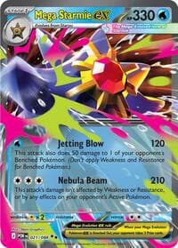 Mega Starmie ex - ME03: Perfect Order - Pokemon card