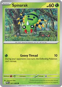 Spinarak - ME03: Perfect Order - Pokemon card